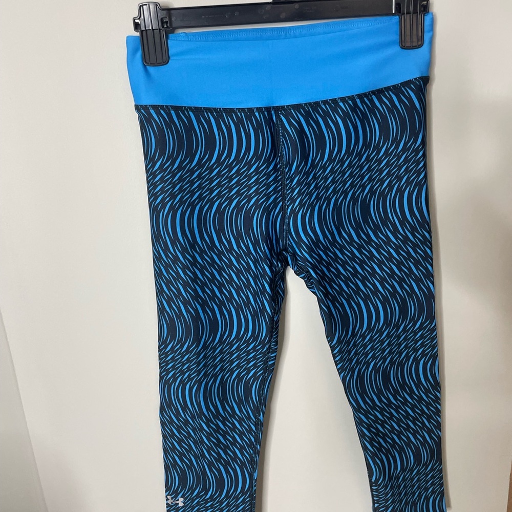 Under Armour Women’s Heatgear Compression Crops Leggings Small Excellent Cond